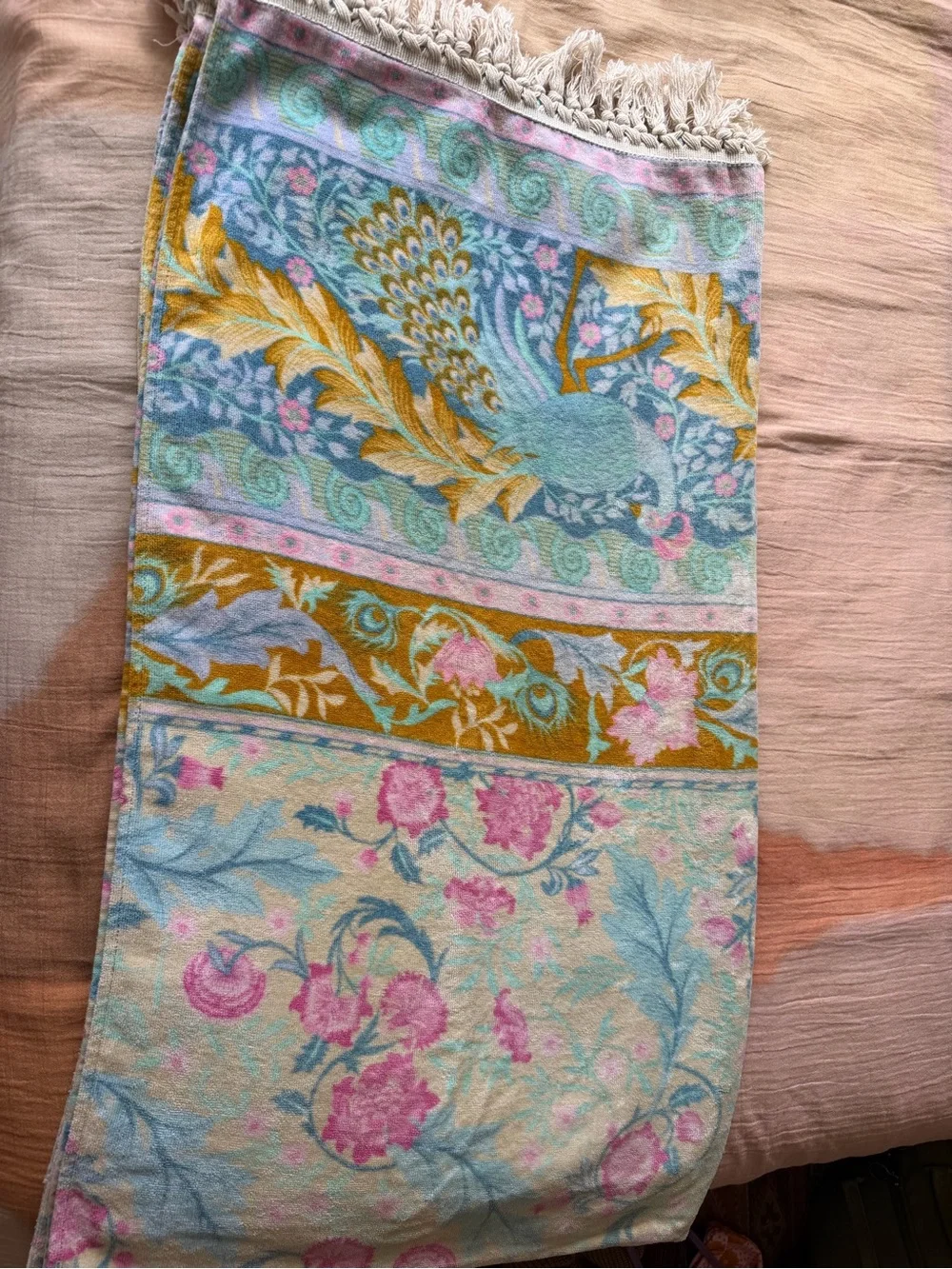 SPELL Oasis Beach Towel ✨🦚🌸